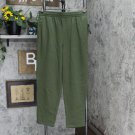NWT Id Ideology Men's Solid Fleece Sweatpants Pants L Navy Green