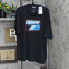 NWT Bass Outdoor Men's Performance Graphic T-Shirt 3BODM0107TI XXL Caviar Black