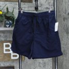 NWT And Now This Men's Regular-Fit Nylon Drawstring Shorts MMB030368 S Navy Blue