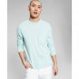 NWT And Now This Men's Pocket Long-Sleeve Tee T-Shirt L Surf Spray Blue