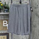 NWT Id Ideology Men's Regular-Fit Jersey-Knit Shorts 100156731MN S Stormy Heather Gray
