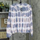 NWT Lucky Brand Tie-Dye Printed Sweatshirt 7W73352 M Soft Tie Dye PInk