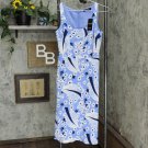Lauren Ralph Lauren Womens Floral Crepe Sleeveless Dress 250862096001 Blue 2