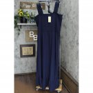 NWT Michael by Michael Kors Womens Plus Size Smocked Maxi Dress WU2815B4N5 2X Midnight Blue
