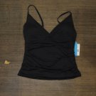 NWT Rod Beattie Behind The Seams Over-The-Shoulder Tankini RBSM22496 14 Black
