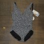 NWT Coco Reef Contours Solitaire Printed One-Piece Swimsuit T45035 12/36C Black