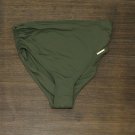NEW Vince Camuto High-Waisted Bikini Bottoms V21282 Fern Green L