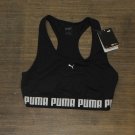 NWT Puma Strong Mid-Impact Women's Training Bra 164dc5be5c4d90 L Black