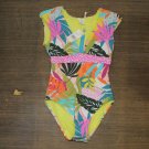 NWT Bleu by Rod Beattie Wild at Heart Cap Sleeve Mio One-Piece Swimsuit RBWH22767 6 Multicolor