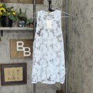 Miken Juniors' Crochet Cover-Up Dress I7493K131 Quietude Blue Gray S