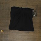 NWT Vince Camuto Draped Bandeau Tankini Top V21516 XS Black
