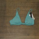 NWT O'neill Juniors' Saltwater Solids Pismo Bikini Top SP2474024 XS Teal Blue