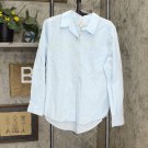 NWT Style & Co Womens Relaxed-Fit Button-Front Shirt 164f127f59634e L Omphalodes Blue