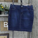 NWT Charter Club Women's A-Line Denim Skirt 164f398ee371d9 12 Atlantic Wash Blue