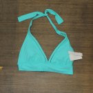 Bleu By Rod Beattie Behind the Seams Halter Bikini Top Wave Runner Blue 10
