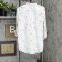 NWT Lands' End Women's No Iron 3/4 Sleeve Tunic Top 516685 4 Tall White Multi Floral