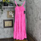NWT Inc International Concepts Women's Tiered Midi Dress 10835268 2 Caberet Rose Pink