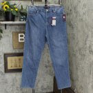 NWT Gloria Vanderbilt Women's Amanda Classic Straight Jeans 30106781 4 Hartford Blue