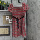 NWT Inc International Concepts Little Girls Plaid Midi Dress 10850897 XL Red Fire Multi