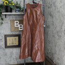 NWT I.n.c. International Concepts Sleeveless Midi Fit & Flare Dress 10846069 4 Woodland Brown