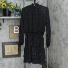 NWT Calvin Klein Women's Long Sleeve Mock Neck Dress M2XBQ929 M Black