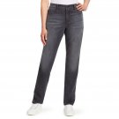 Gloria Vanderbilt Womens Amanda Classic Straight Jeans 30142193 10 California Wash Gray