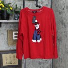 NWT Tommy Hilfiger Plus Size Polar Bear Sweater W2XS0775 3X Scarlet Red