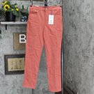 NWT Gloria Vanderbilt Women's Amanda Classic Colored Twill Straight Jeans 30173552 8 Medium Red