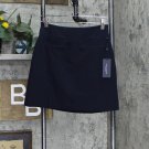 NWT Tommy Hilfiger Women's Seamed Side-Zip Mini Skirt H2NS0341 6 Midnight Blue