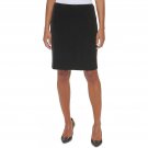 Calvin Klein Womens Petites Velvet Above Knee Pencil Skirt T27S1140 14P Black