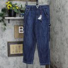 NWT Tommy Jeans Women's Cotton Carpenter Jeans T2IK2ECH 25 Boundary Blue