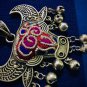 Vintage Handmade Ox Head Necklace in S700 silver with Fine Design 100% handmade Embroidery