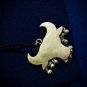 Vintage Handmade Ox Head Necklace in S700 silver with Fine Design 100% handmade Embroidery
