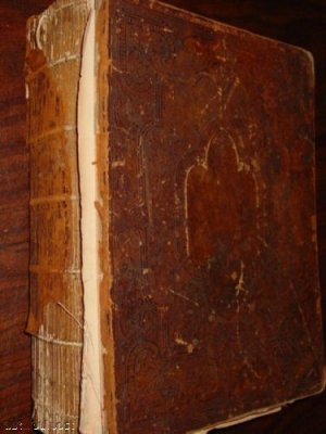 HUGE Antique HOLY BIBLE 1870 Newspaper Clips, Letter, &