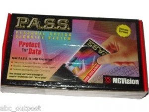 NEW! SECURITY SYSTEM FOR COMPUTER WITH ACCESS CARD NIB!