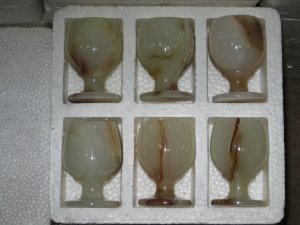 Marble Wine Glasses