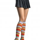 Rainbow Stripe Knee Highs