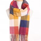 Cashmere Plaid Winter Scarf Women Warm Foulard Scarves  Casual Scarfs new