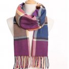 Cashmere Plaid Winter Scarf Women Warm Foulard Scarves  Casual Scarfs new