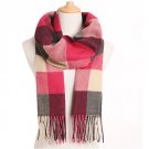 Cashmere Plaid Winter Scarf Women Warm Foulard Scarves  Casual Scarfs new