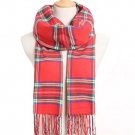 Cashmere Plaid Winter Scarf Women Warm Foulard Scarves  Casual Scarfs new