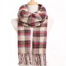 Cashmere Plaid Winter Scarf Women Warm Foulard Scarves  Casual Scarfs new