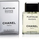 CHANEL Egoiste Platinum Cologne, Eau de Toilette 3.4 oz/100 ml Spray..