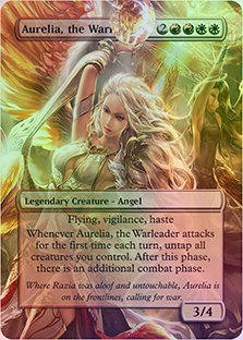 Aurelia, the Warleader Custom Altered Art Card For Edh Legacy non ...