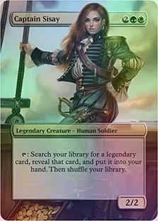 Captain Sisay Custom Altered Art Card For Edh Legacy non tournament ...