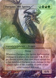 Darigaaz, the Igniter Custom Altered Art Card For Edh Legacy non ...