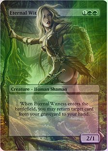 eternal witness card sleeve