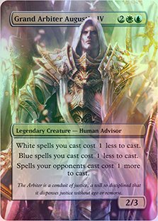 Grand Arbiter Augustin IV Custom Altered Art Card For Edh Legacy non ...