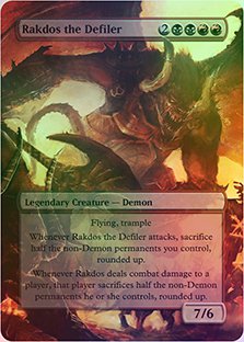 Rakdos the Defiler Custom Altered Art Card For Edh Legacy non ...