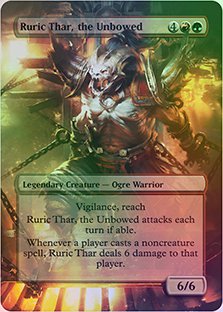 Ruric Thar, the Unbowed Custom Altered Art Card For Edh Legacy non ...